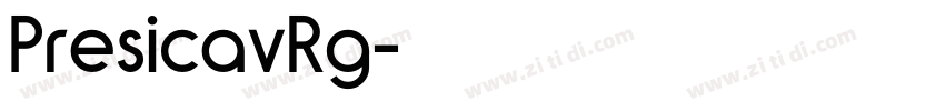 PresicavRg字体转换
