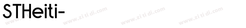 STHeiti字体转换