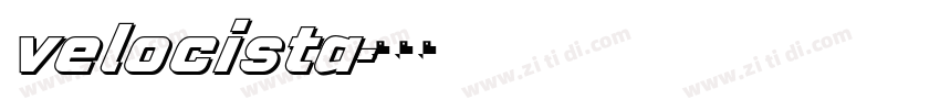 velocista字体转换