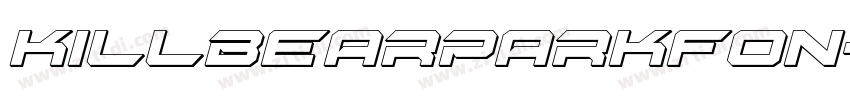 KILLBEARPARKfon字体转换