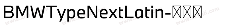 BMWTypeNextLatin字体转换