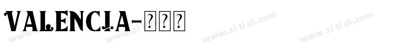 Valencia字体转换