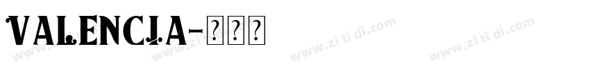Valencia字体转换