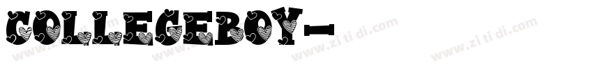 CollegeBoy字体转换