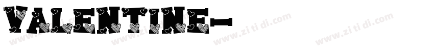 Valentine字体转换