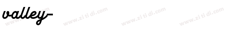 valley字体转换