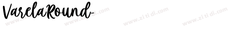 VarelaRound字体转换 VarelaRound字体转换