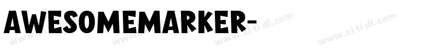 AwesomeMarker字体转换