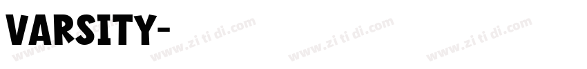 Varsity字体转换