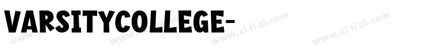 VarsityCollege字体转换