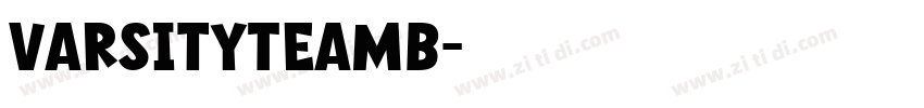 VarsityTeamB字体转换