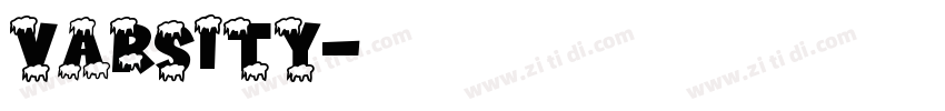 Varsity字体转换