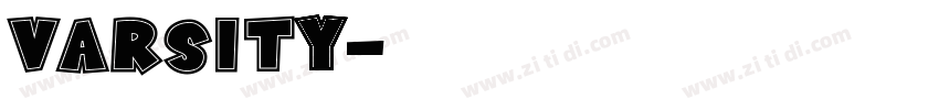 Varsity字体转换
