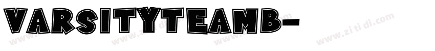 VarsityTeamB字体转换