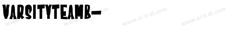 VarsityTeamB字体转换