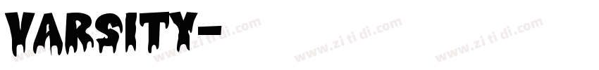 Varsity字体转换