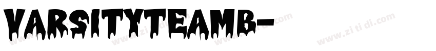 VarsityTeamB字体转换