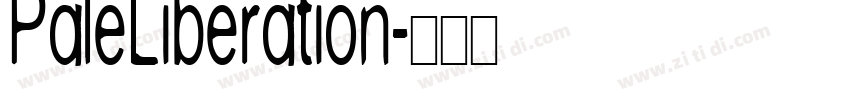 PaleLiberation字体转换