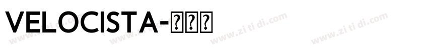 velocista字体转换
