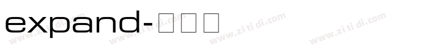 expand字体转换