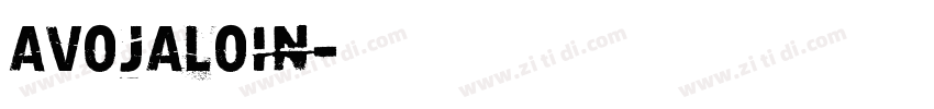 Avojaloin字体转换