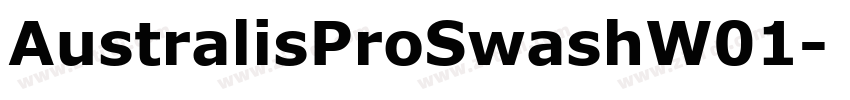 AustralisProSwashW01字体转换 AustralisProSwashW01字体转换