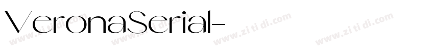 VeronaSerial字体转换