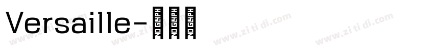 Versaille字体转换