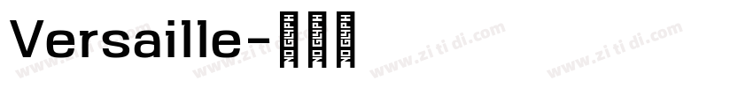 Versaille字体转换