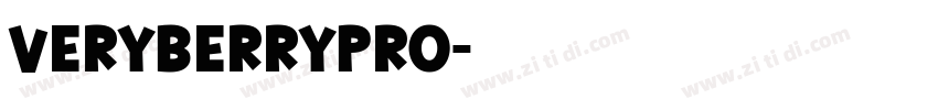 VeryBerryPro字体转换 VeryBerryPro字体转换