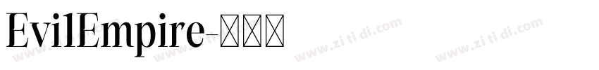 Evi1Empire字体转换