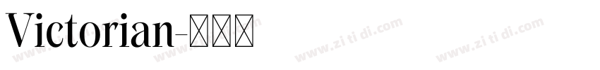 Victorian字体转换