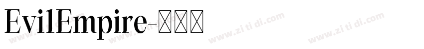 Evi1Empire字体转换