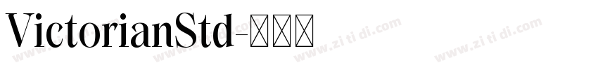 VictorianStd字体转换