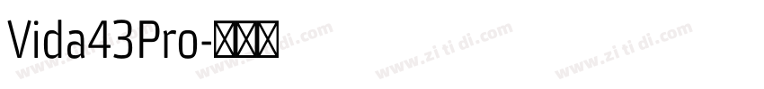 Vida43Pro字体转换