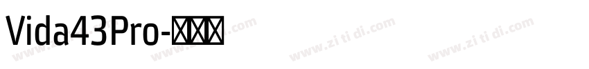 Vida43Pro字体转换