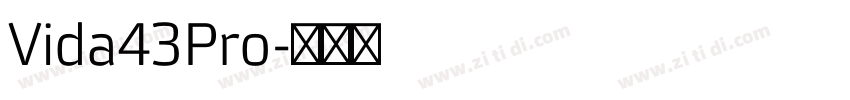 Vida43Pro字体转换