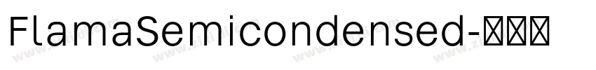 FlamaSemicondensed字体转换