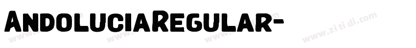 AndoluciaRegular字体转换