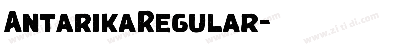 AntarikaRegular字体转换 AntarikaRegular字体转换