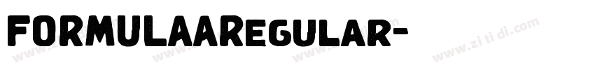 FORMULAARegular字体转换 FORMULAARegular字体转换