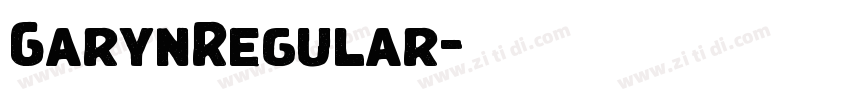 GarynRegular字体转换 GarynRegular字体转换