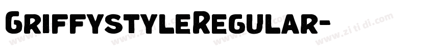 GriffystyleRegular字体转换