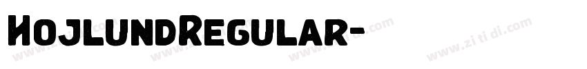 HojlundRegular字体转换