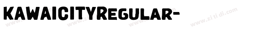 KAWAICITYRegular字体转换 KAWAICITYRegular字体转换