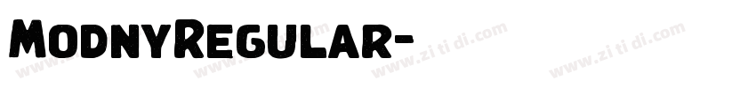ModnyRegular字体转换 ModnyRegular字体转换