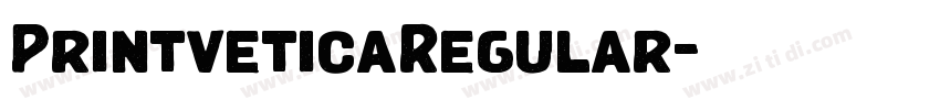 PrintveticaRegular字体转换 PrintveticaRegular字体转换