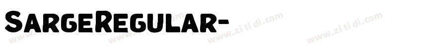 SargeRegular字体转换 SargeRegular字体转换