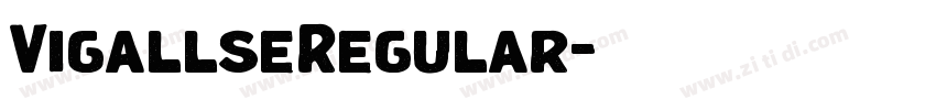 VigallseRegular字体转换