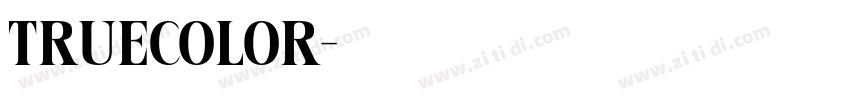truecolor字体转换